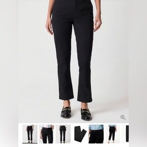 J. Crew Factory Black girlfriend high rise chinos